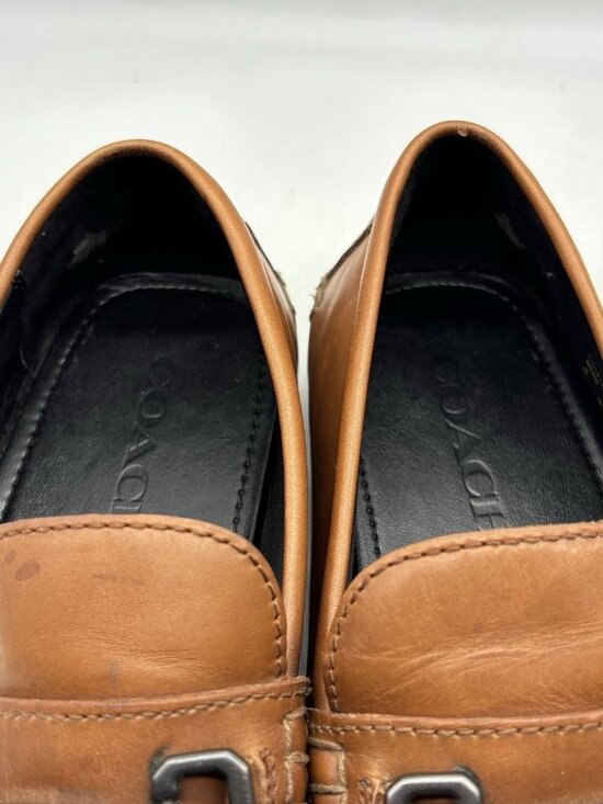 Coach Brown Leather Horsebit Loafers Mens 10.5 D Driving Moccasins Shoes main image 5